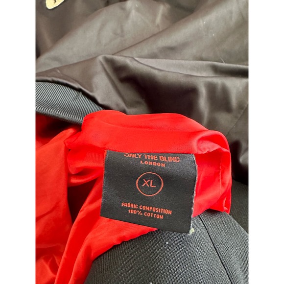 Only The Blind Slip on jacket black red size XL - Picture 9 of 9